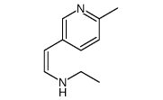 (E)-N-ethyl-2-(6-methyl-3-pyridyl)vinylamine Structure