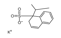 potassium 1-(methylethyl)naphthalenesulphonate structure