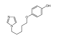 4-(5-imidazol-1-ylpentoxy)phenol Structure