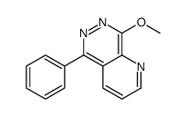 8-methoxy-5-phenylpyrido[2,3-d]pyridazine结构式