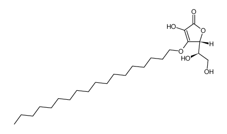 3-O-Octadecyl-D-ascorbic acid Structure