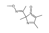 2-(1-methoxyiminoethyl)-2,4,5-trimethyl-2H-imidazole 1-oxide结构式