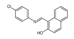 1-[(4-chloroanilino)methylidene]naphthalen-2-one Structure