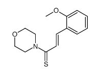 3-(2-methoxyphenyl)-1-morpholin-4-ylprop-2-ene-1-thione Structure