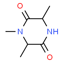 2,5-Piperazinedione,1,3,6-trimethyl-(7CI) structure