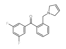 3,5-DIFLUORO-2'-(3-PYRROLINOMETHYL) BENZOPHENONE图片