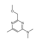 2-(methoxymethyl)-N,N,6-trimethylpyrimidin-4-amine结构式