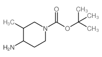 TERT-BUTYL 4-AMINO-3-METHYL-1-PIPERIDINECARBOXYLATE structure