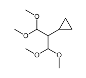 1,1,3,3-tetramethoxypropan-2-ylcyclopropane Structure