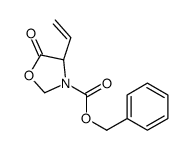 benzyl (4S)-4-ethenyl-5-oxo-1,3-oxazolidine-3-carboxylate结构式