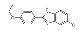 6-chloro-2-(4-ethoxyphenyl)-1H-benzimidazole Structure