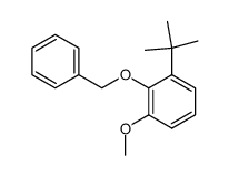 2-benzyloxy-3-t-butylanisole Structure