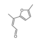 3-(5-methylfuran-2-yl)but-2-enal结构式