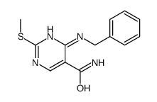 4-(BENZYLAMINO)-2-(METHYLTHIO)PYRIMIDINE-5-CARBOXAMIDE picture