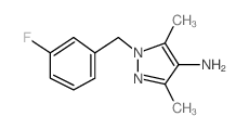 1-[(3-fluorophenyl)methyl]-3,5-dimethylpyrazol-4-amine picture