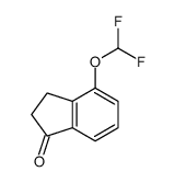 4-(difluoromethoxy)-2,3-dihydroinden-1-one Structure