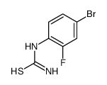 1-(4-溴-2-氟苯基)硫脲结构式