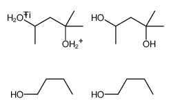 butan-1-ol,hydron,2-methylpentane-2,4-diol,titanium结构式