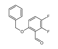 2,3-Difluoro-6-(phenylmethoxy)benzaldehyde structure