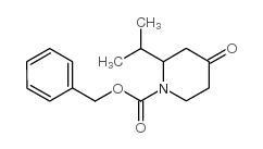 1-CBZ-2-ISOPROPYLPIPERIDIN-4-ONE structure