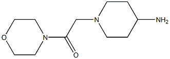 2-(4-amino-1-piperidinyl)-1-(4-morpholinyl)ethanone Structure