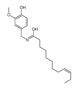 (Z)-N-[(4-hydroxy-3-methoxyphenyl)methyl]dodec-9-enamide Structure