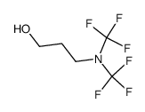 3-(Bistrifluoromethylamino)propan-1-ol结构式