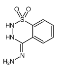 (1,1-dioxo-2H-1λ6,2,3-benzothiadiazin-4-yl)hydrazine结构式