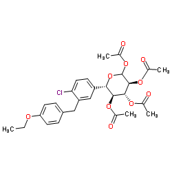 L-Xylopyranose, 5-C-[4-chloro-3-[(4-ethoxyphenyl)Methyl]phenyl]-, 1,2,3,4-tetraacetate,(5S)-图片