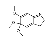 5,5,6-trimethoxy-3,5-dihydro-2H-indole结构式