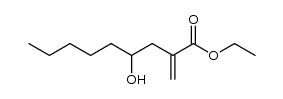 ethyl 4-hydroxy-2-methylenenonanoate结构式