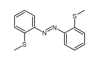 bis-(2-methylsulfanyl-phenyl)-diazene结构式