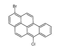 1-bromo-6-chlorobenzo[a]pyrene Structure