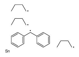 benzhydryl(tributyl)stannane结构式