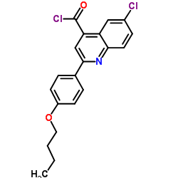 2-(4-Butoxyphenyl)-6-chloro-4-quinolinecarbonyl chloride picture