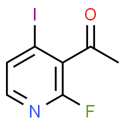 1-(2-Fluoro-4-iodo-3-pyridinyl)-ethanone Structure