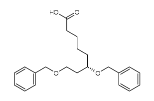 (S)-6,8-diphenylmethoxyoctanoic acid结构式