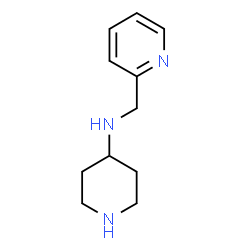 N-(2-吡啶基甲基)哌啶-4-胺结构式