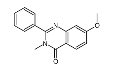 7-methoxy-3-methyl-2-phenyl-4(3H)-Quinazolinone Structure