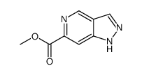 1H-吡唑并[4,3-c]吡啶-6-羧酸甲酯结构式