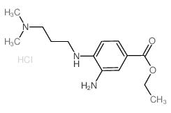 Ethyl 3-amino-4-{[3-(dimethylamino)propyl]-amino}benzoate hydrochloride Structure