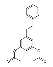 5-phenethyl-1,3-phenylene diacetate Structure