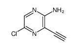 5-Chloro-3-ethynyl-2-pyrazinamine structure