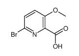 6-BROMO-3-METHOXYPICOLINIC ACID Structure