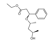 ethyl (S)-3-(((2R,4R)-4-hydroxypentan-2-yl)oxy)-3-phenylpropanoate结构式