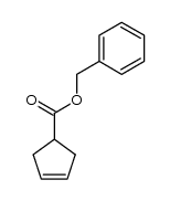 cyclopent-3-enecarboxylic acid benzyl ester Structure