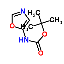 tert-Butyl oxazol-5-ylcarbamate structure