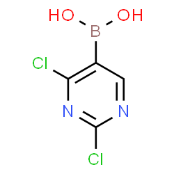 2,4-Dichloropyrimidine-5-boronic acid structure