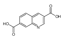 3,7-Quinolinedicarboxylicacid(9CI)结构式