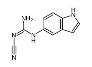 N-cyano-N'-(1H-indol-5-yl)guanidine结构式